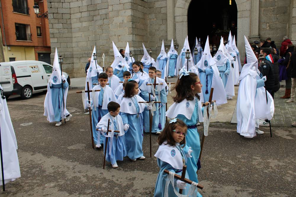 Emocionante procesión del Resucitado en Peñaranda