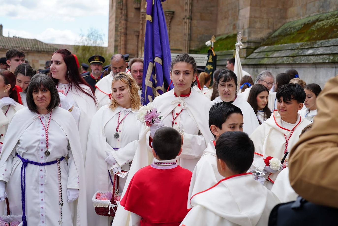 La procesión del Encuentro, en imágenes