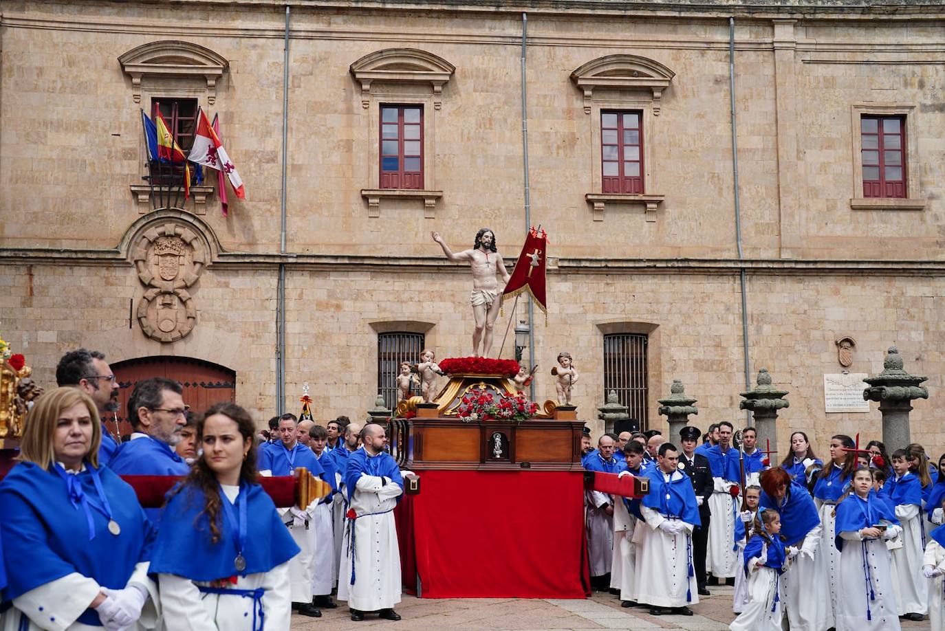 La procesión del Encuentro, en imágenes