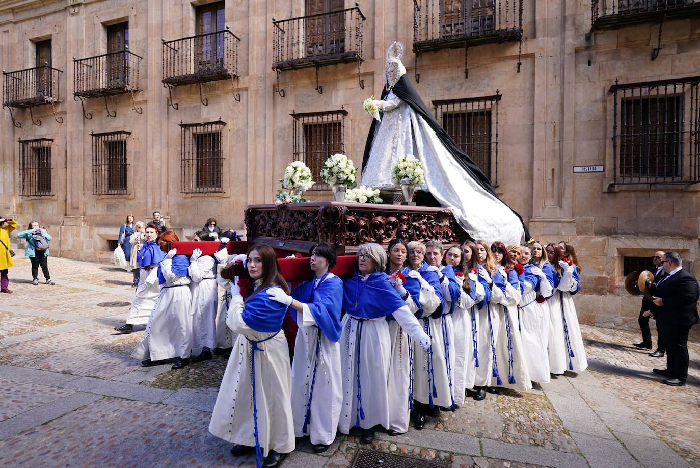 La procesión del Encuentro, en imágenes