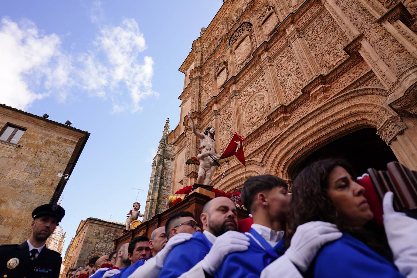 La procesión del Encuentro, en imágenes