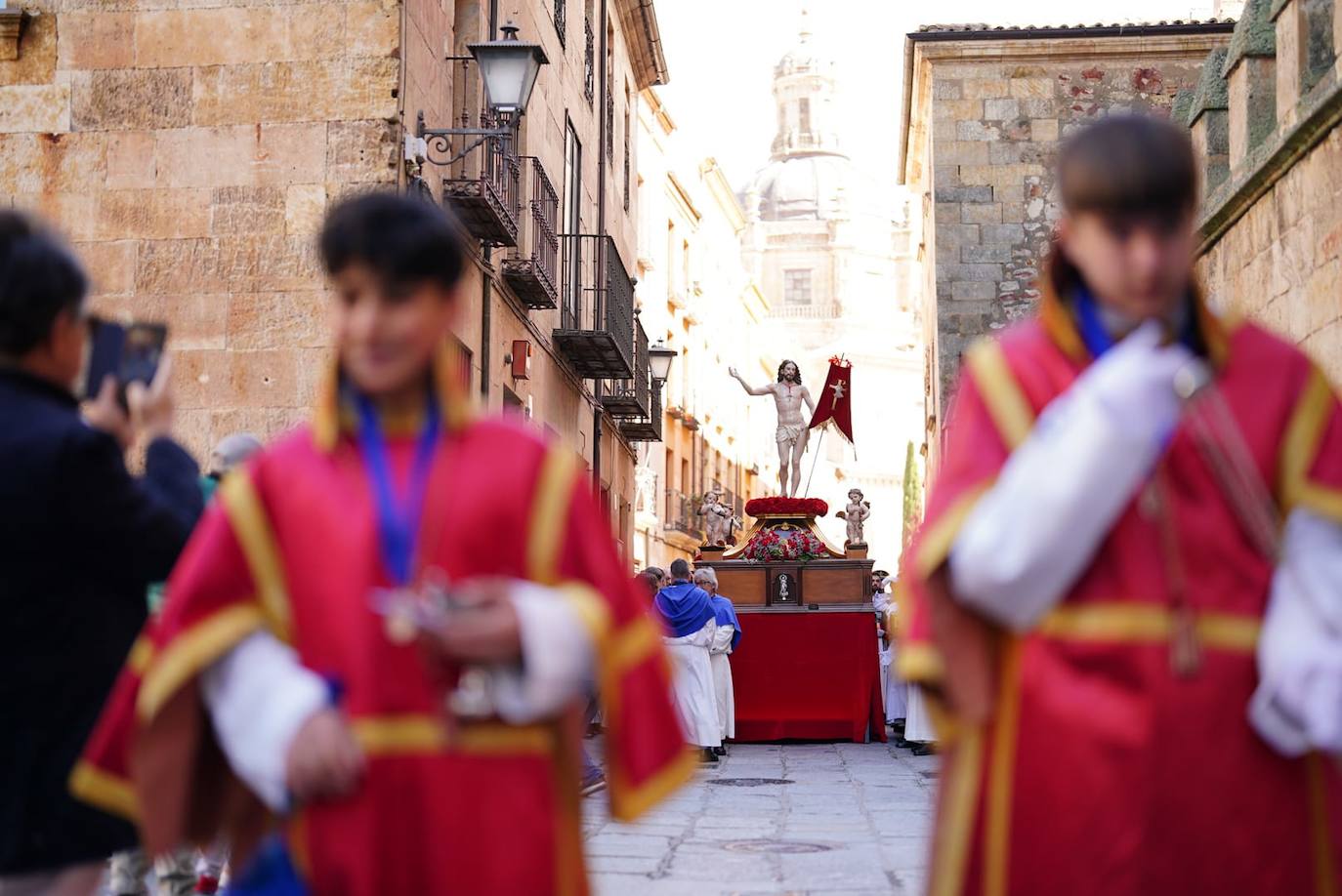 La procesión del Encuentro, en imágenes