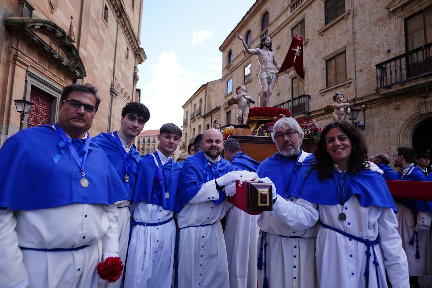 La procesión del Encuentro, en imágenes