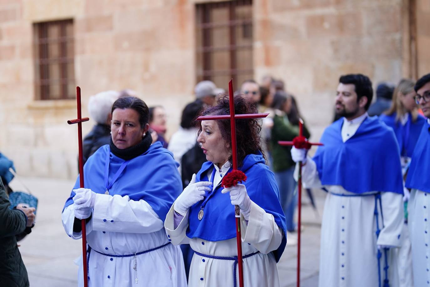 La procesión del Encuentro, en imágenes