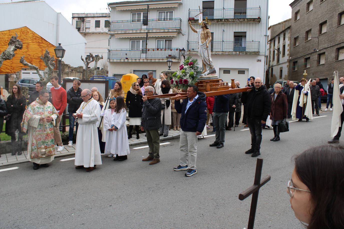 La Virgen de la Yedra celebra el encuentro con su hijo en Ledrada