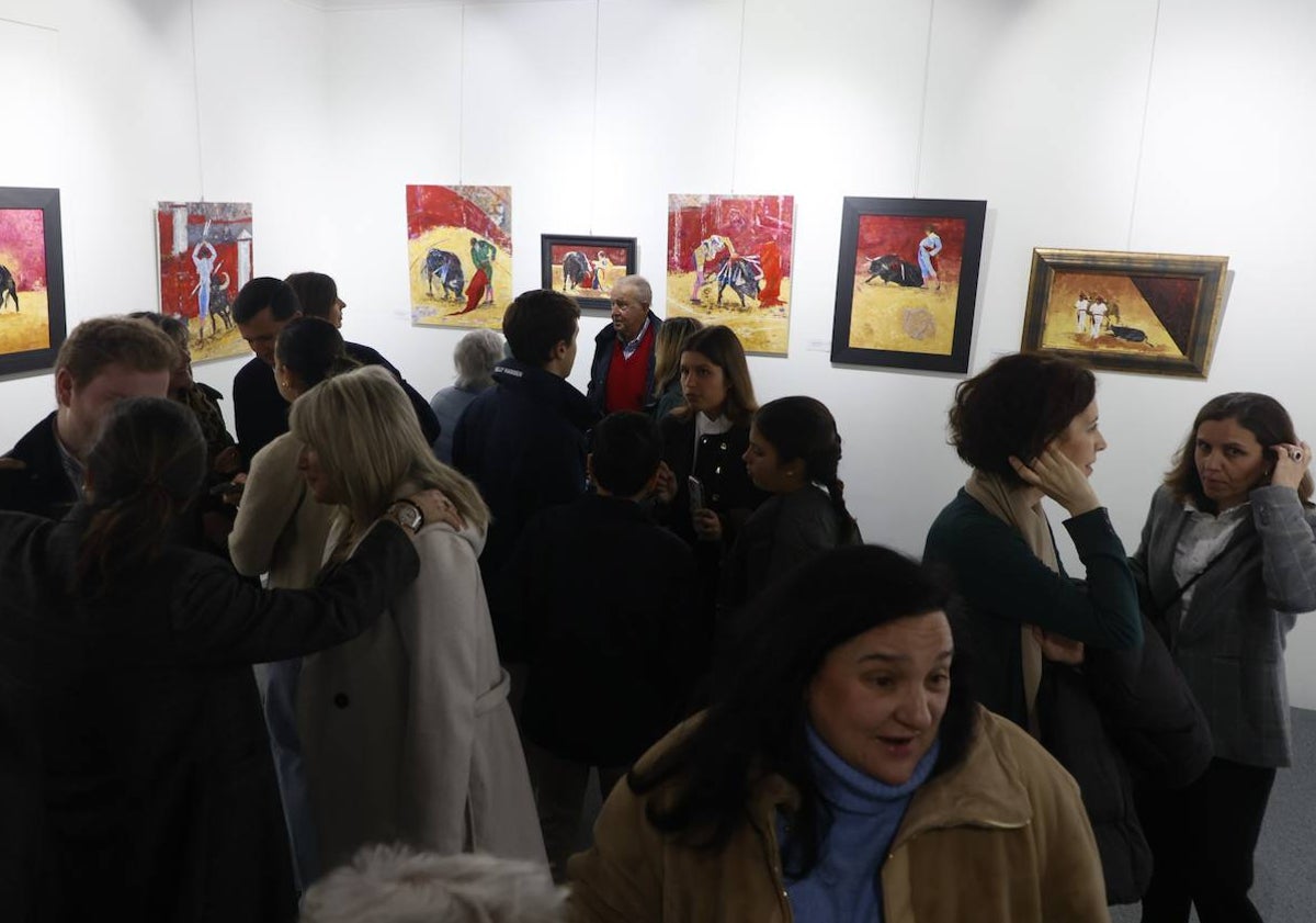 Imagen principal - Imágenes de la inauguración de a exposición