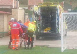 Imagen del rescate al senderista.