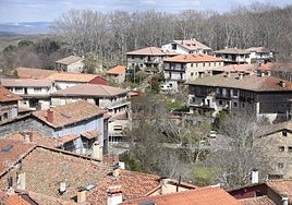 Vista general de la localidad de La Alberca