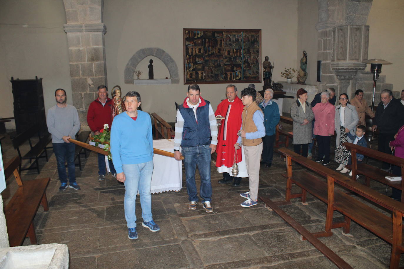 San Jorge bendice los campos del Alagón