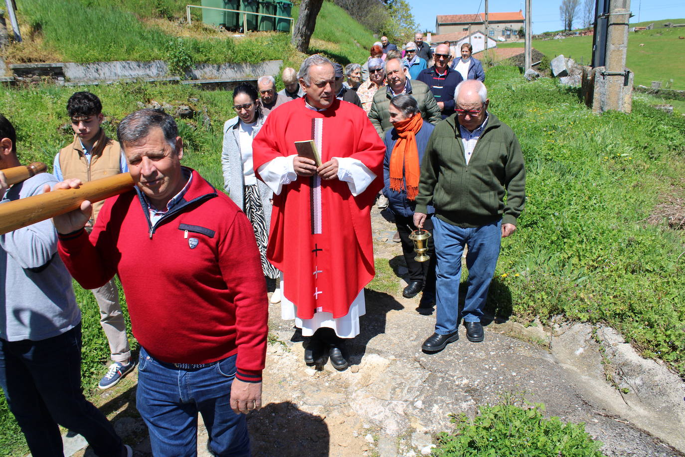 San Jorge bendice los campos del Alagón