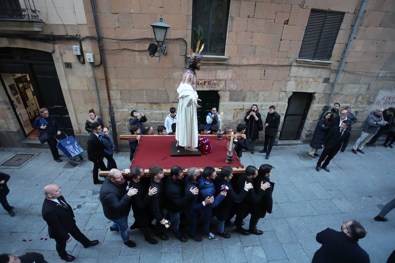 Así fue el traslado de Jesús Despojado y Caridad a la iglesia de San Sebastián