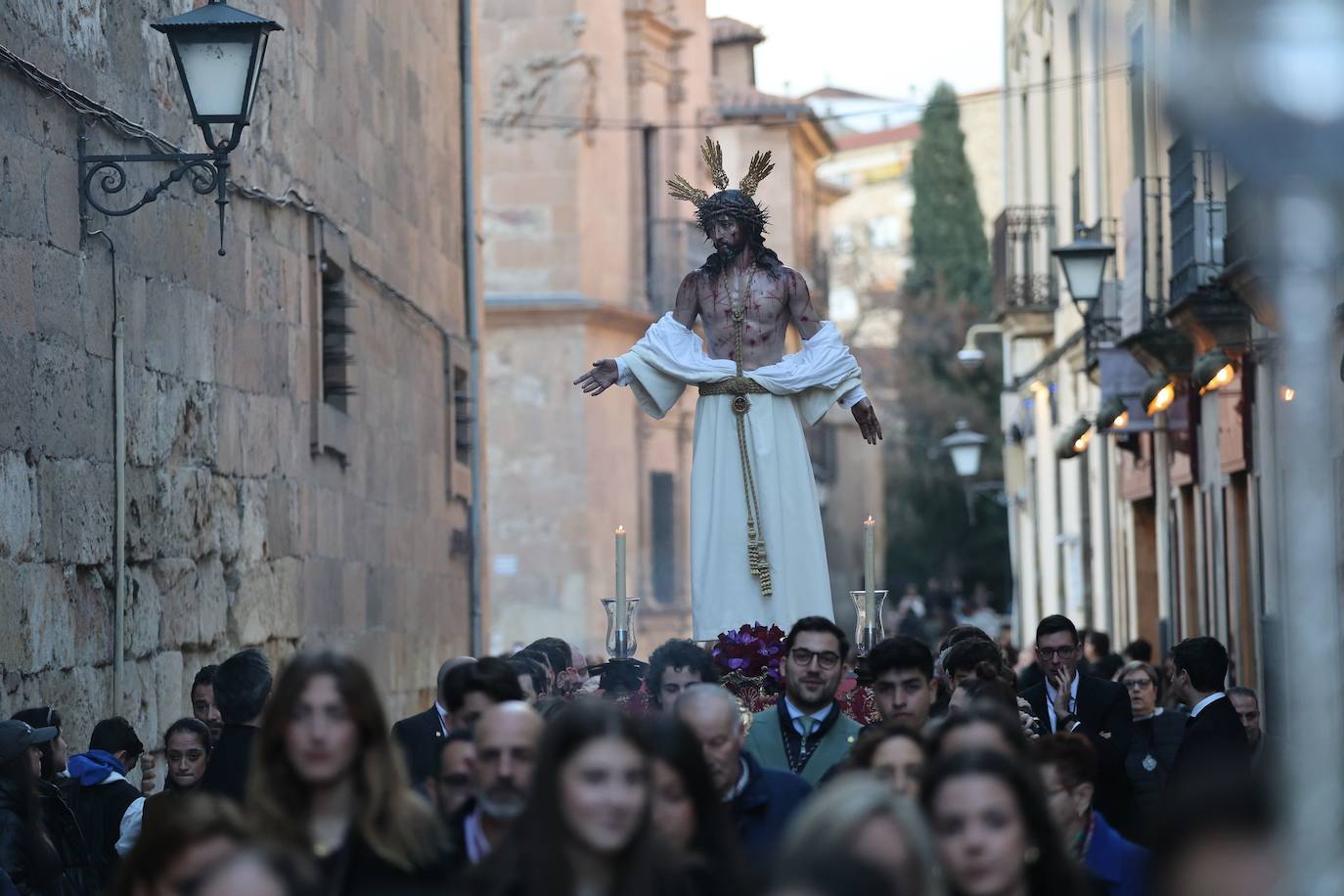 Así fue el traslado de Jesús Despojado y Caridad a la iglesia de San Sebastián
