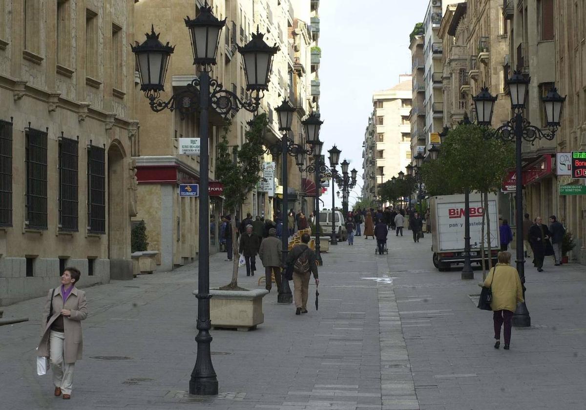 Calle Zamora en el año 2.000.