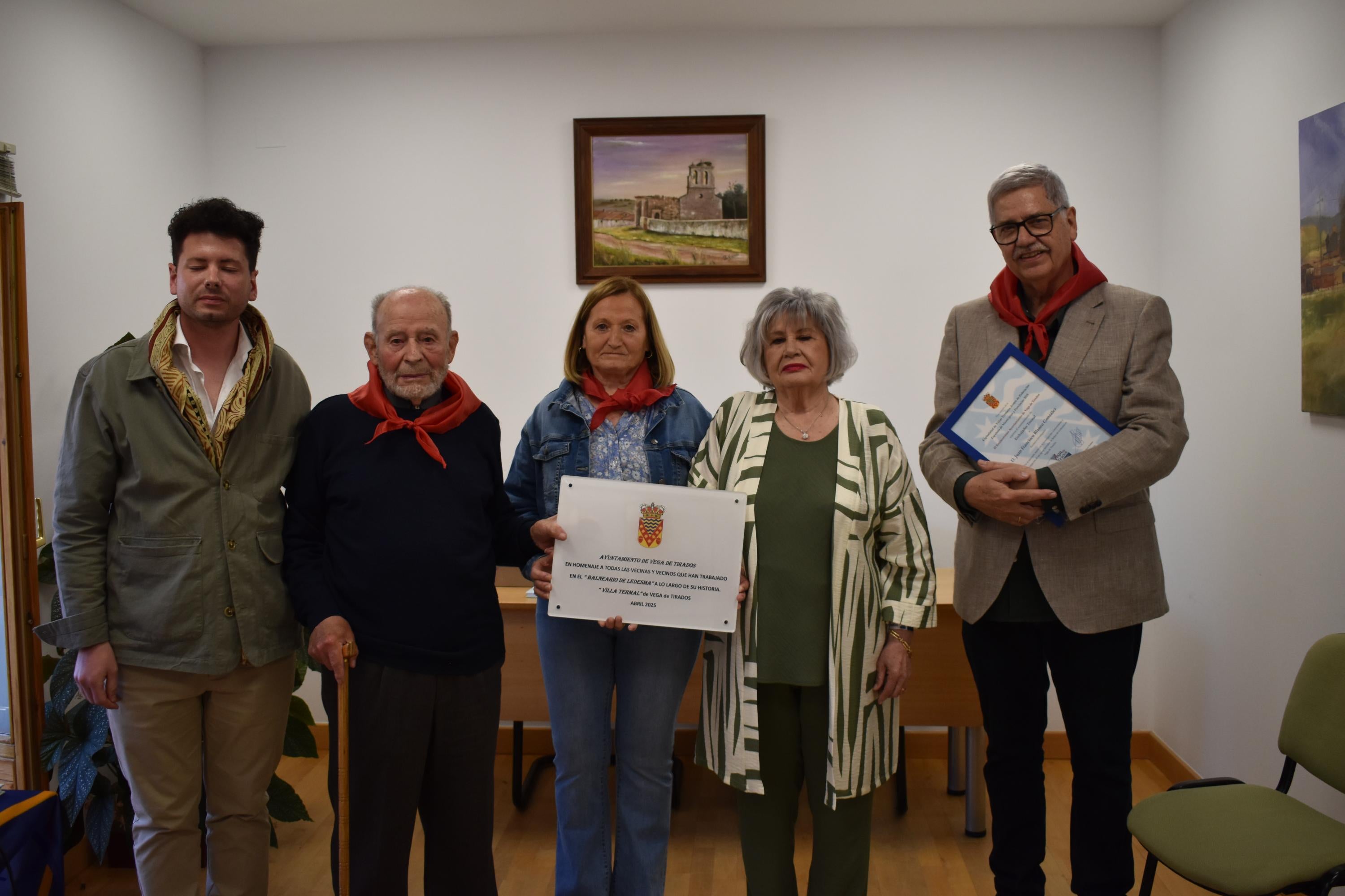 Vega de Tirados pone en valor su papel como villa termal durante el inicio de las fiestas