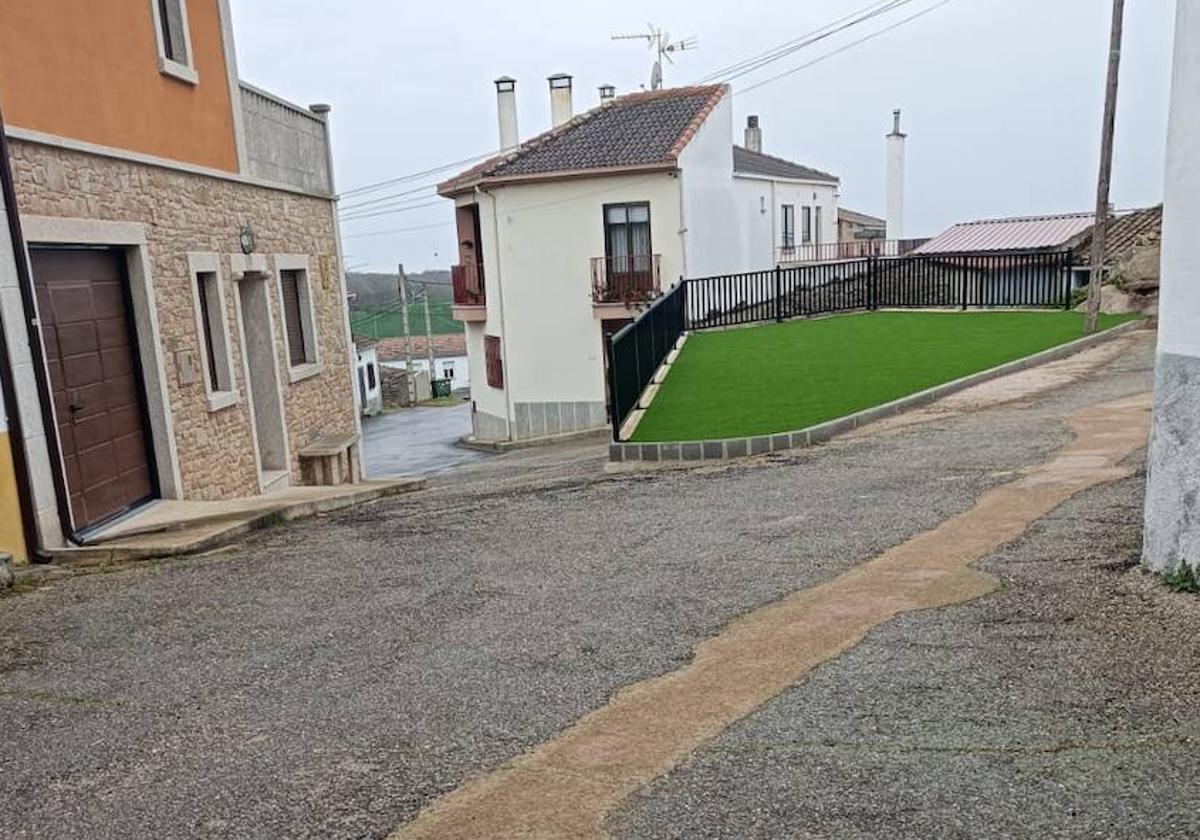 Una nueva plaza en la que relajarse en Villasbuenas