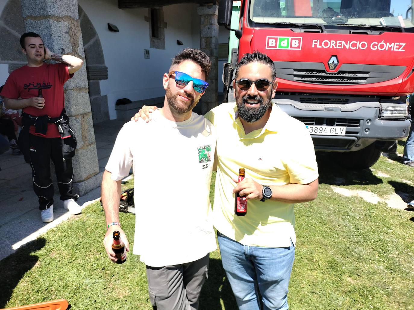 La picota de los quintos luce ya en Los Santos para recibir a la Virgen del Gozo