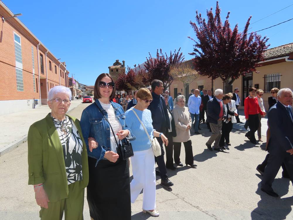 Honores a Santa Bárbara en Villoria