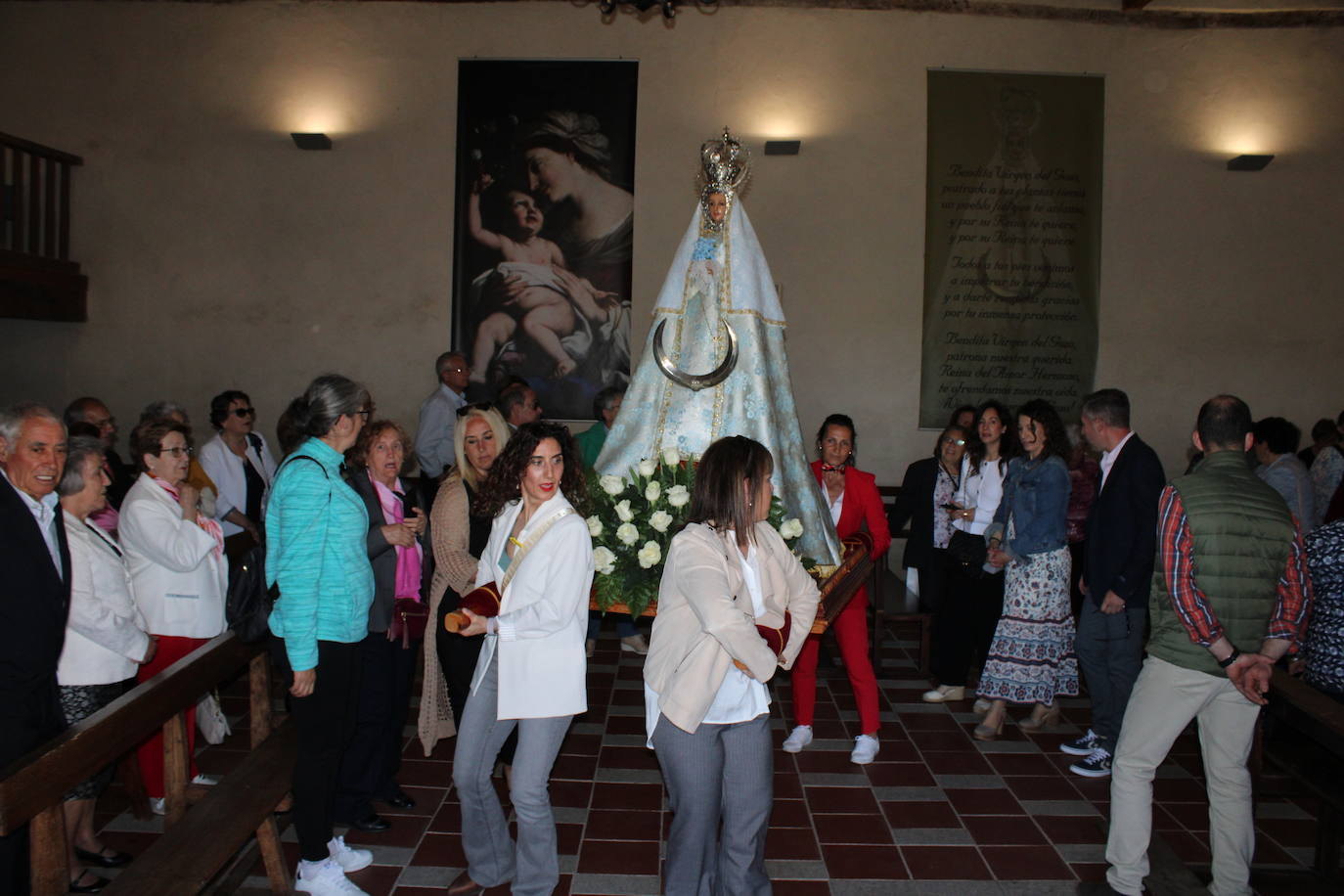 Los Santos rinde honores a la Virgen del Gozo