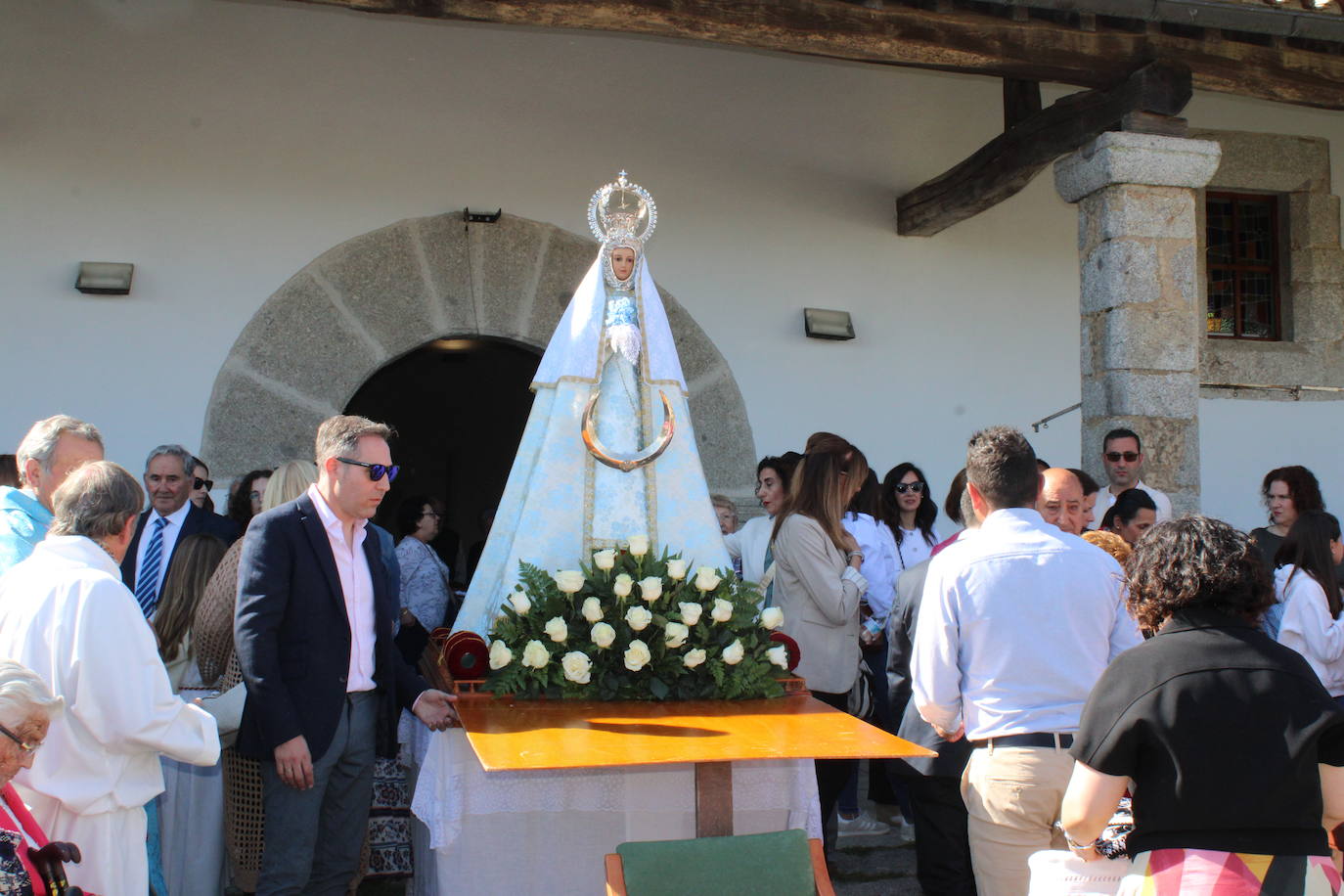 Los Santos rinde honores a la Virgen del Gozo
