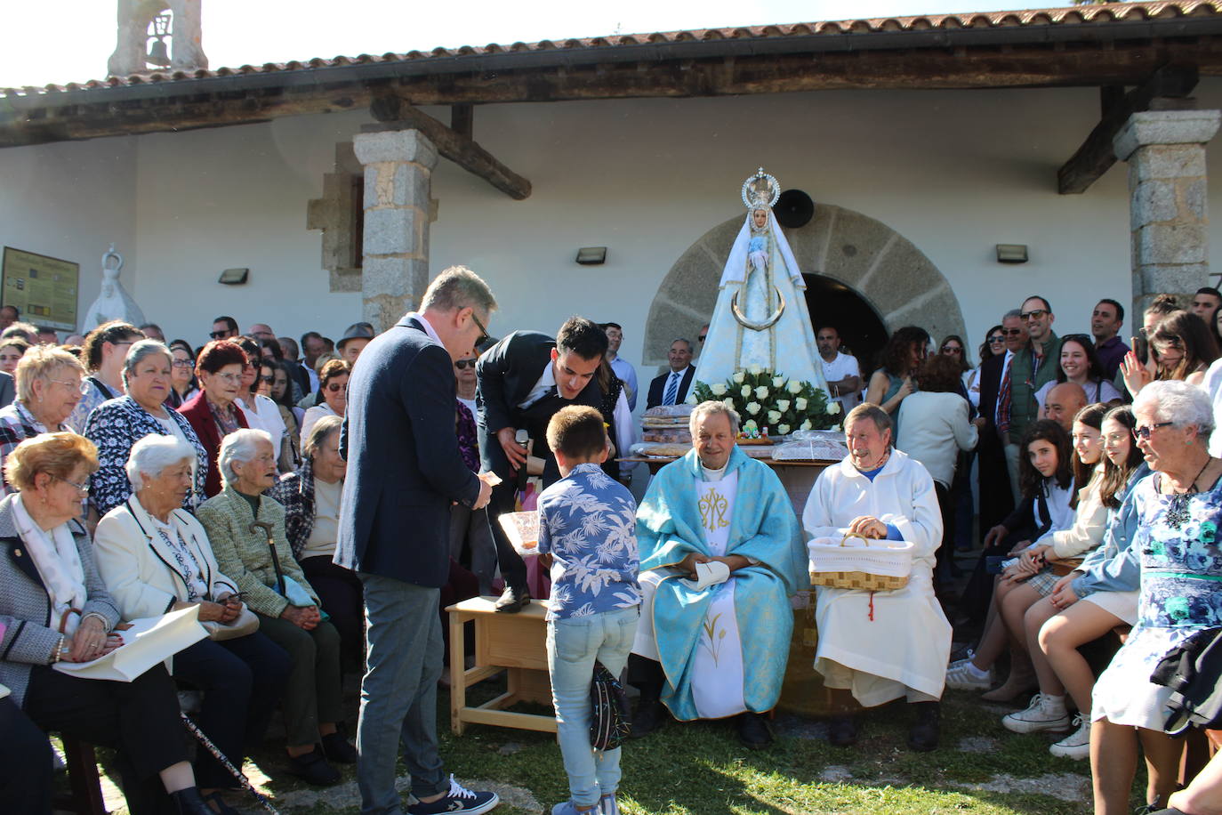 Los Santos rinde honores a la Virgen del Gozo