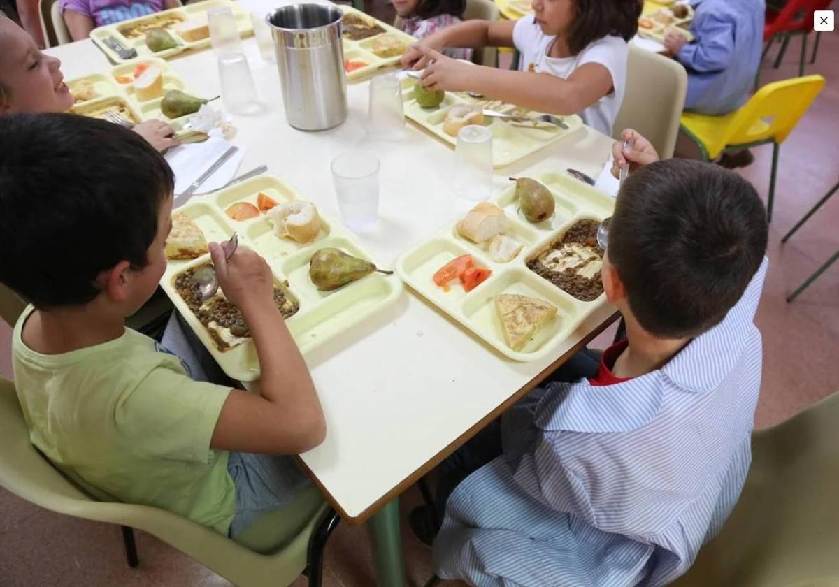 Los colegios con comedor escolar en Salamanca buscaron productos fríos para dar de comer a los niños