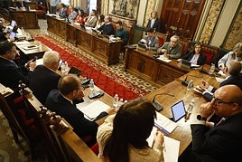 Pleno de la Diputación de Salamanca.