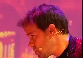 Imagen de Juan Dávila en el show de Salamanca.