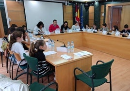 La reunión del Consejo de los Niños en Carbajosa de la Sagrada.