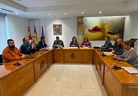 Junta Local de Seguridad en Peñaranda.
