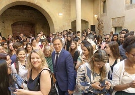 Recepción municipal a los alumnos de cursos internacionales.