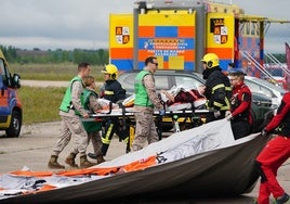 Los alumnos de la Base Aérea de Matacán y de la Escuela de Adventia eran los fallecidos y heridos en el simulacro del accidente aéreo.
