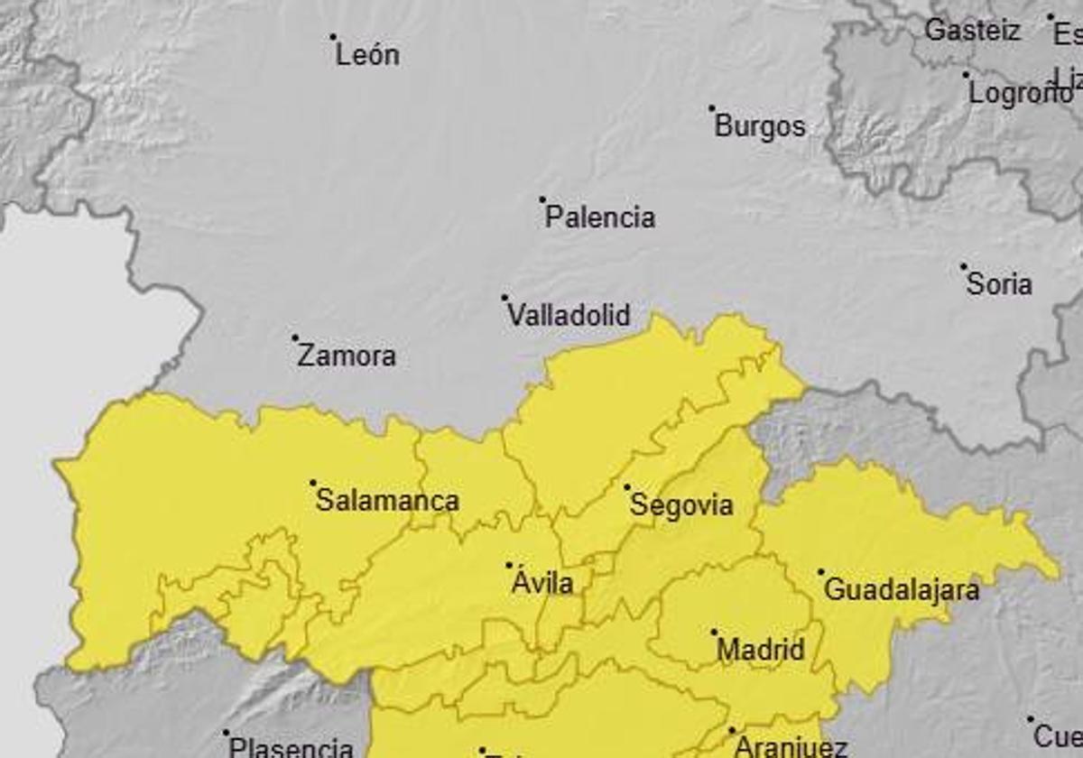 El cielo de Salamanca se tuerce: aviso amarillo por lluvias y tormentas
