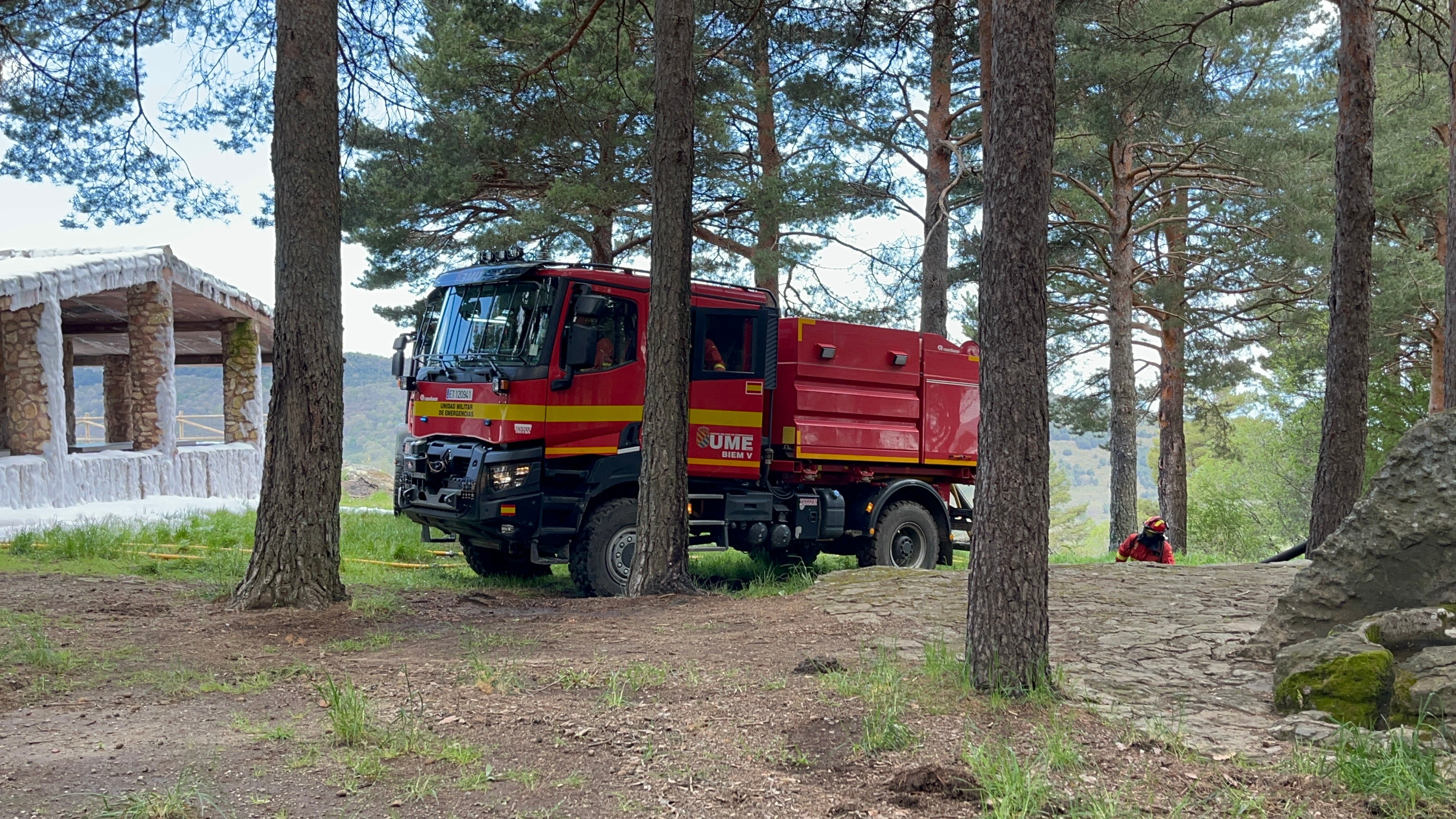 La UME se forma en Candelario para la lucha contra los incendios forestales