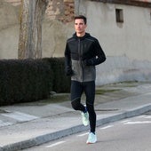 Mario García Romo, entrenando en Villar de Gallimazo.