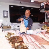 Imagen de una de las pescaderías del Mercado Central.