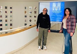 Los ediles Juan Carlos Bueno y Silvia González en la presentación.