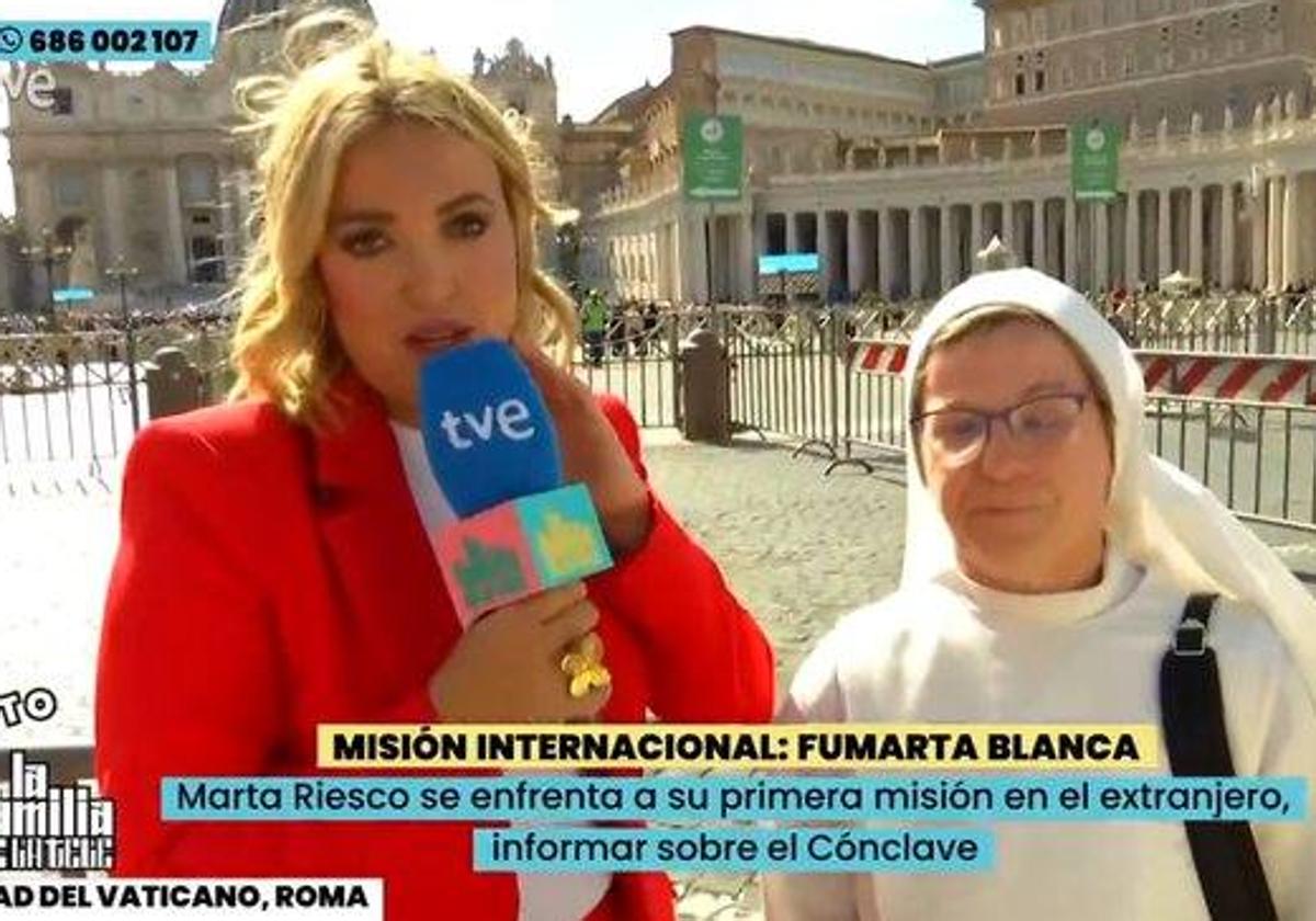 Más polémica en TVE por la presencia de 'La familia de la tele' en el Vaticano: «Nuestros espectadores merecen respeto»
