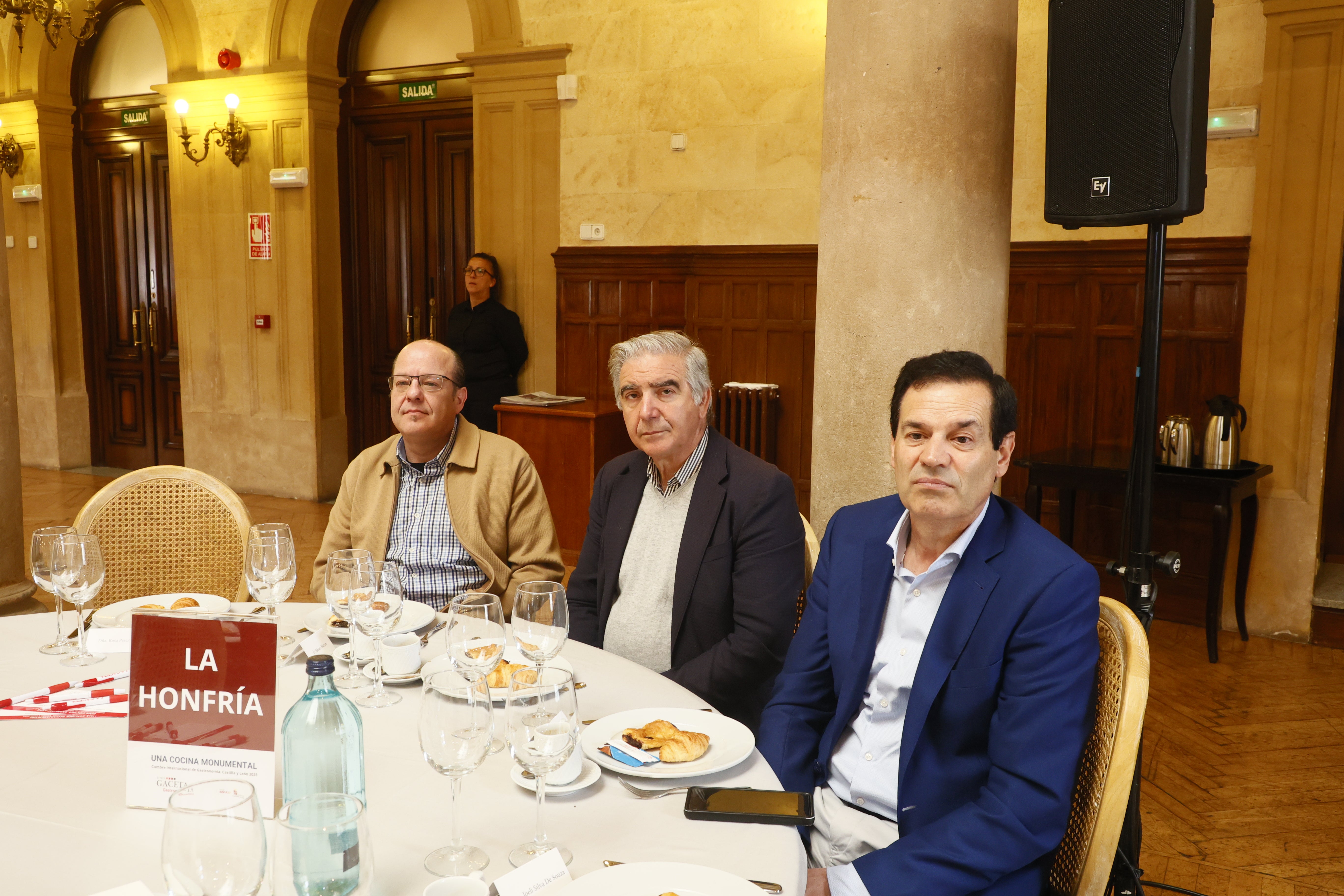 Antonio Gutiérrez Gómez (Hotel Emperatriz), Alberto Rodríguez Boyero (Residencia Beleña) y Nicolás Armenteros (Director técnico de Legumbres de Calidad).