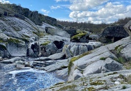 Imagen de las Ollas de la Sapa, en el río Alagón.