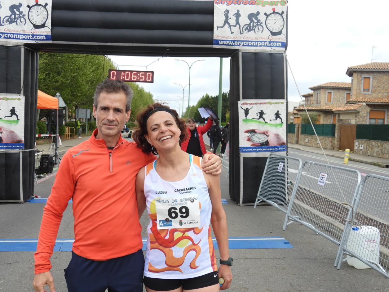 Héctor Rodríguez y Verónica Sánchez son los más rápidos en Villamayor