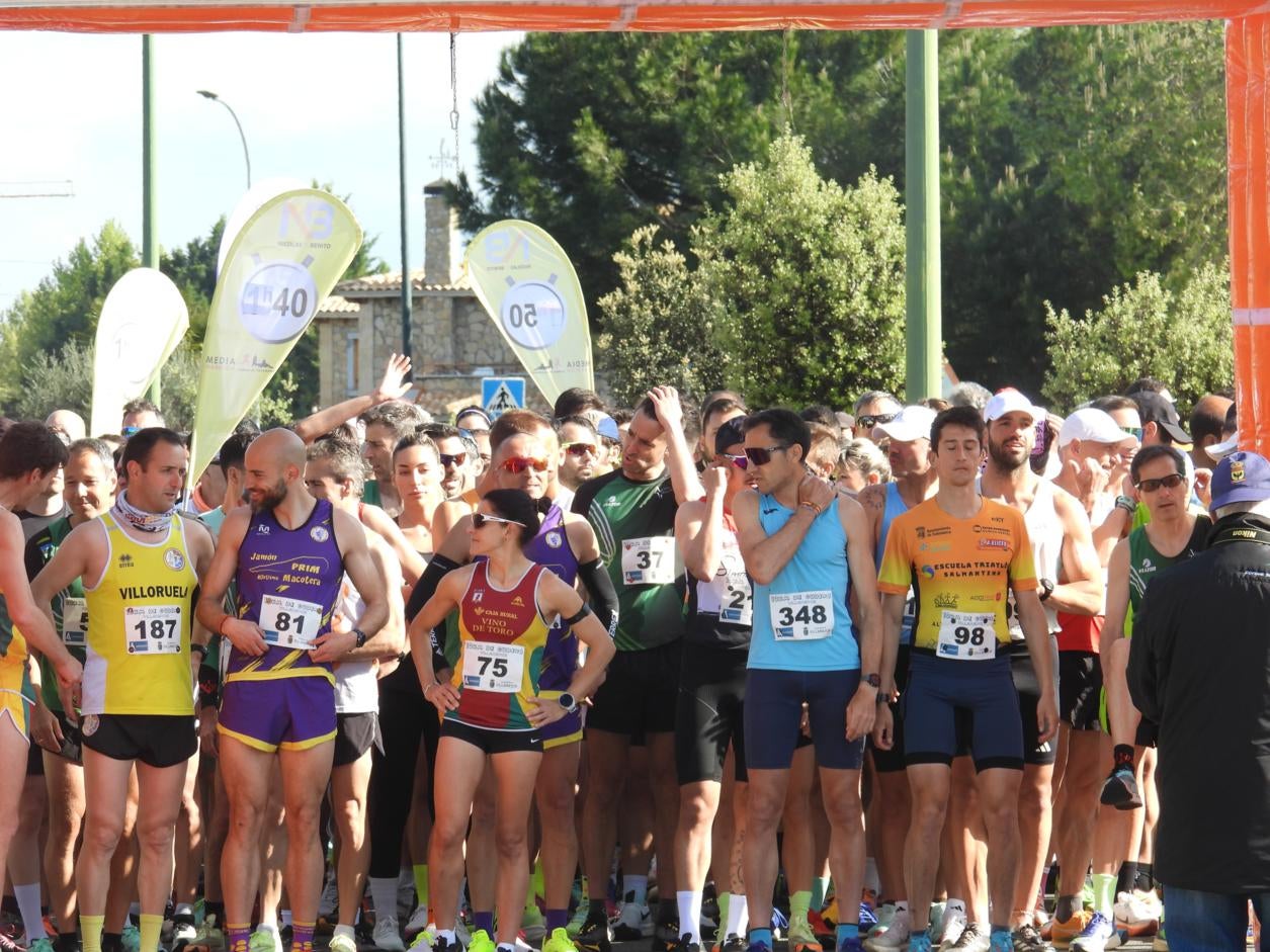 Héctor Rodríguez y Verónica Sánchez son los más rápidos en Villamayor