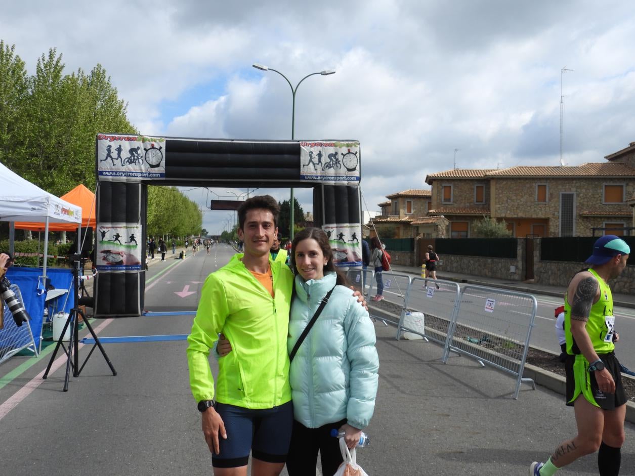 Héctor Rodríguez y Verónica Sánchez son los más rápidos en Villamayor