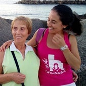 Tini y María José, durante un viaje cuando la salud lo permitía.