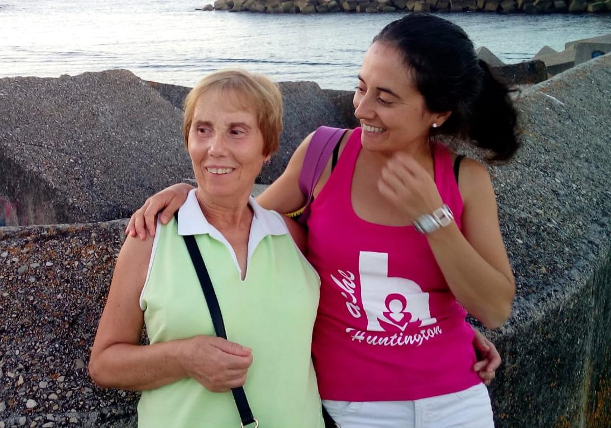 Tini y María José, durante un viaje cuando la salud lo permitía.