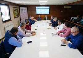 Debate del cereal en la Lonja de Salamanca.