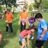 Juegos en el Prado de la Vega de Carbajosa de la Sagrada.