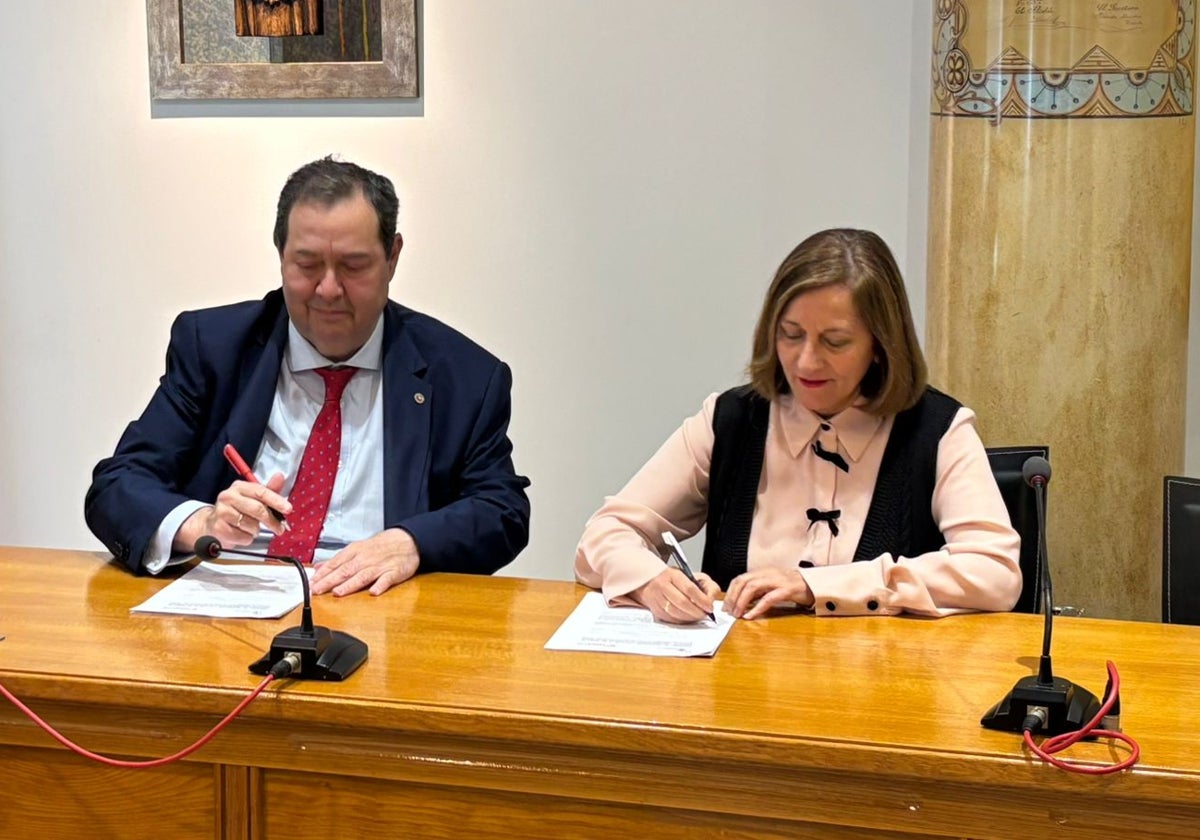 Peñaranda renueva el convenio anual para el mantenimiento del vivero de empresas que roza el 100% de ocupación