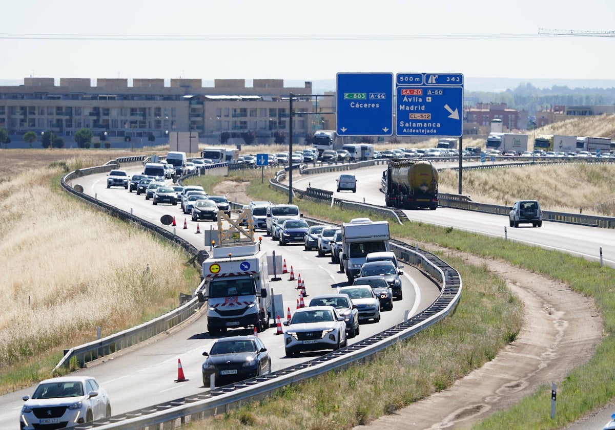 Dos meses y medio de obras en las carreteras nacionales de la provincia: afectadas la N-620, la N-630 y la SA-20