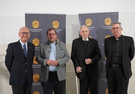 Santiago Guijarro, Román Pardo, Olegario González y Santiago García-Jalón.
