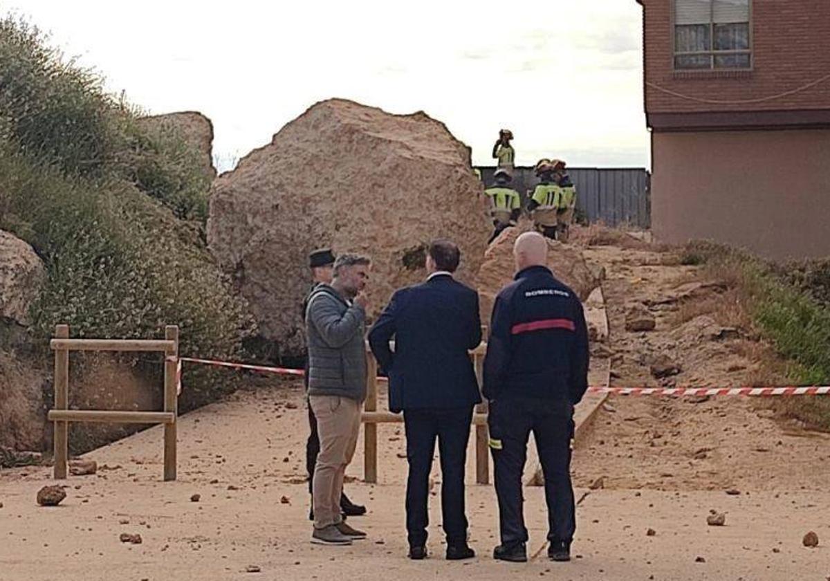 Susto en Soria: se derrumba la Peña Magdalena
